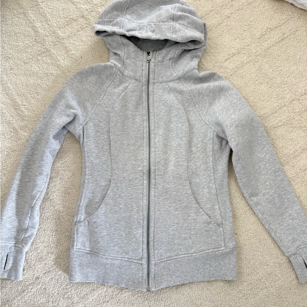 lululemon athletica Light Gray Hoodie